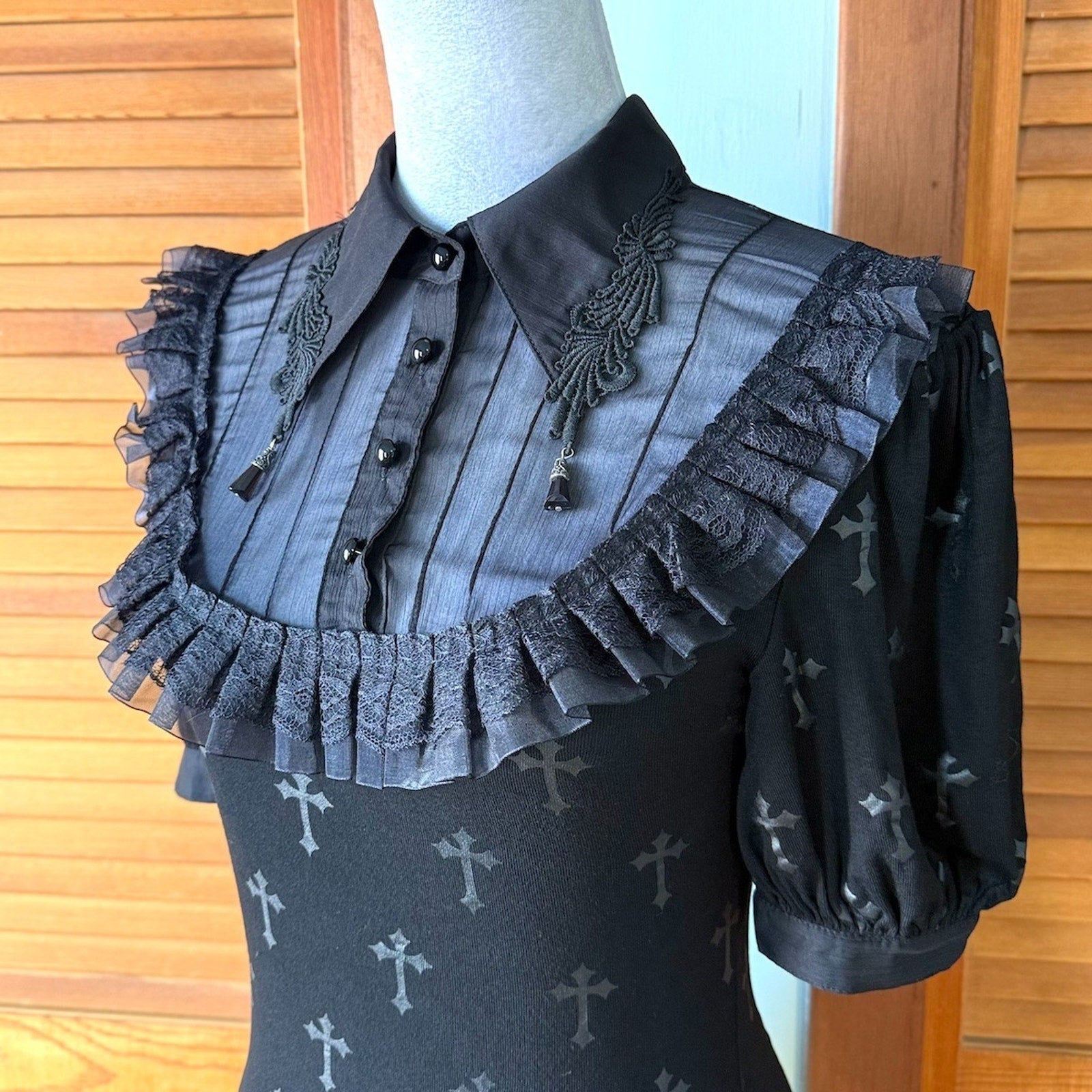 Devil Fashion Gothic Lolita Victorian Vampire Vkei EGL My Sweet Cross Top