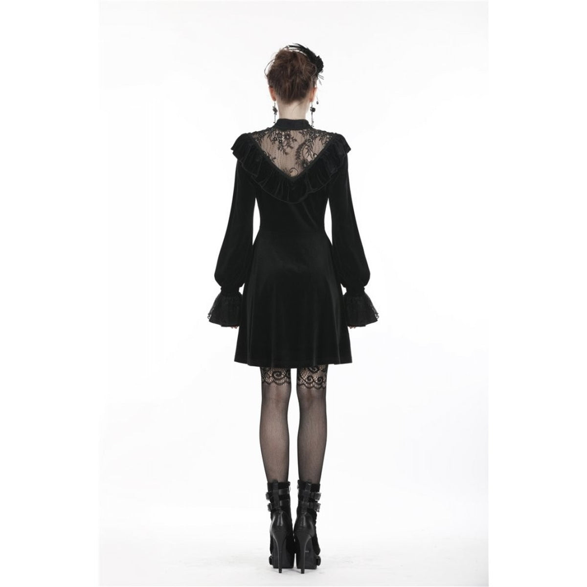 Dark In Love Gothic Lolita Victorian Vampire Black Velvet Yours Truly Dress