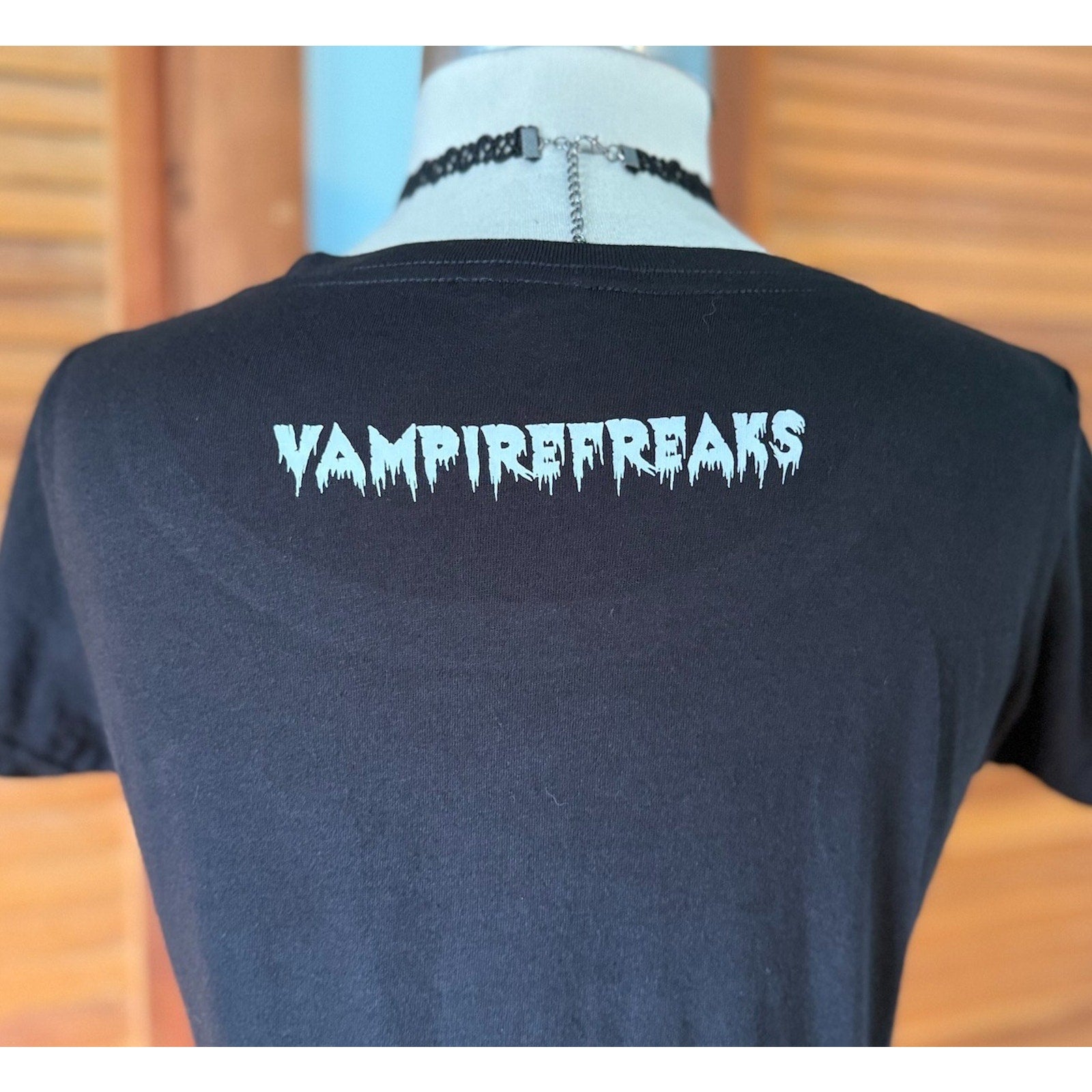 Vampire Freaks Punk Goth Choose Your Poison Wednesday Addams Tee M