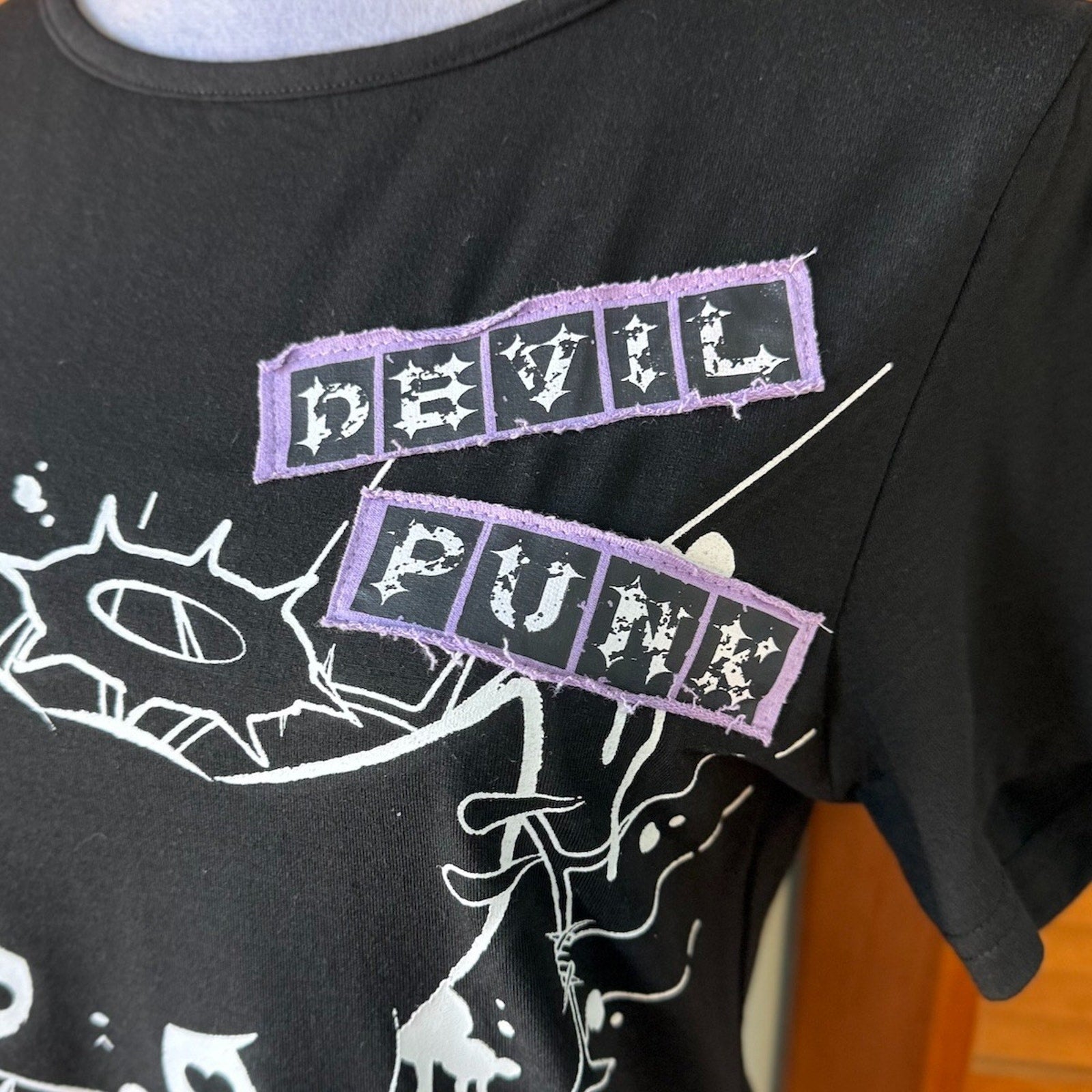 ACDC Rag Lolita EGL Yami Kawaii Devil Punk Kitty Cat Tee T-shirt Top