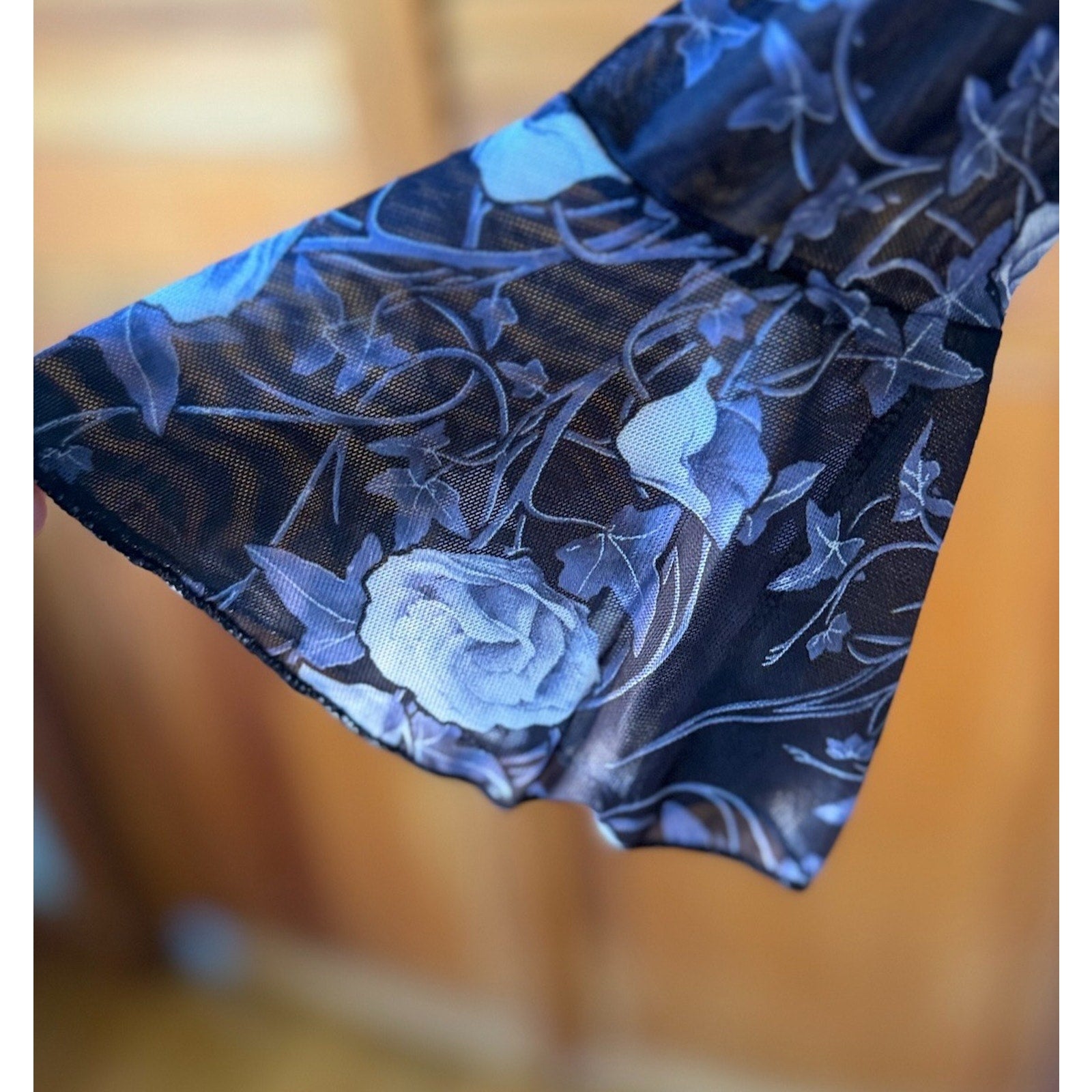 Dolls Kill Fairycore Garden Goth Coquette Funeral Rose Tunic Dress S