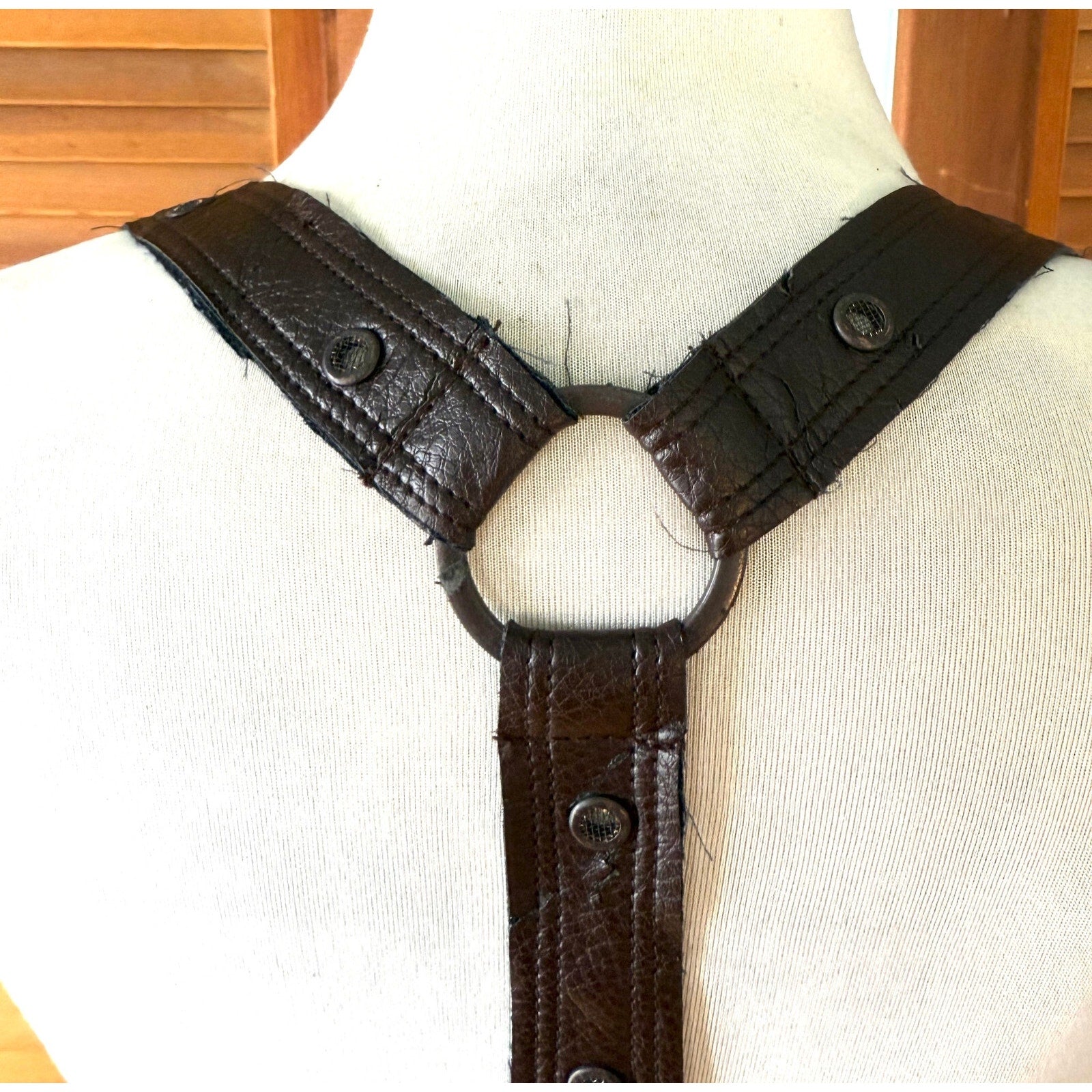 Vintage Lip Service Desert Exile Steampunk Brown Underbust Holster Top XS