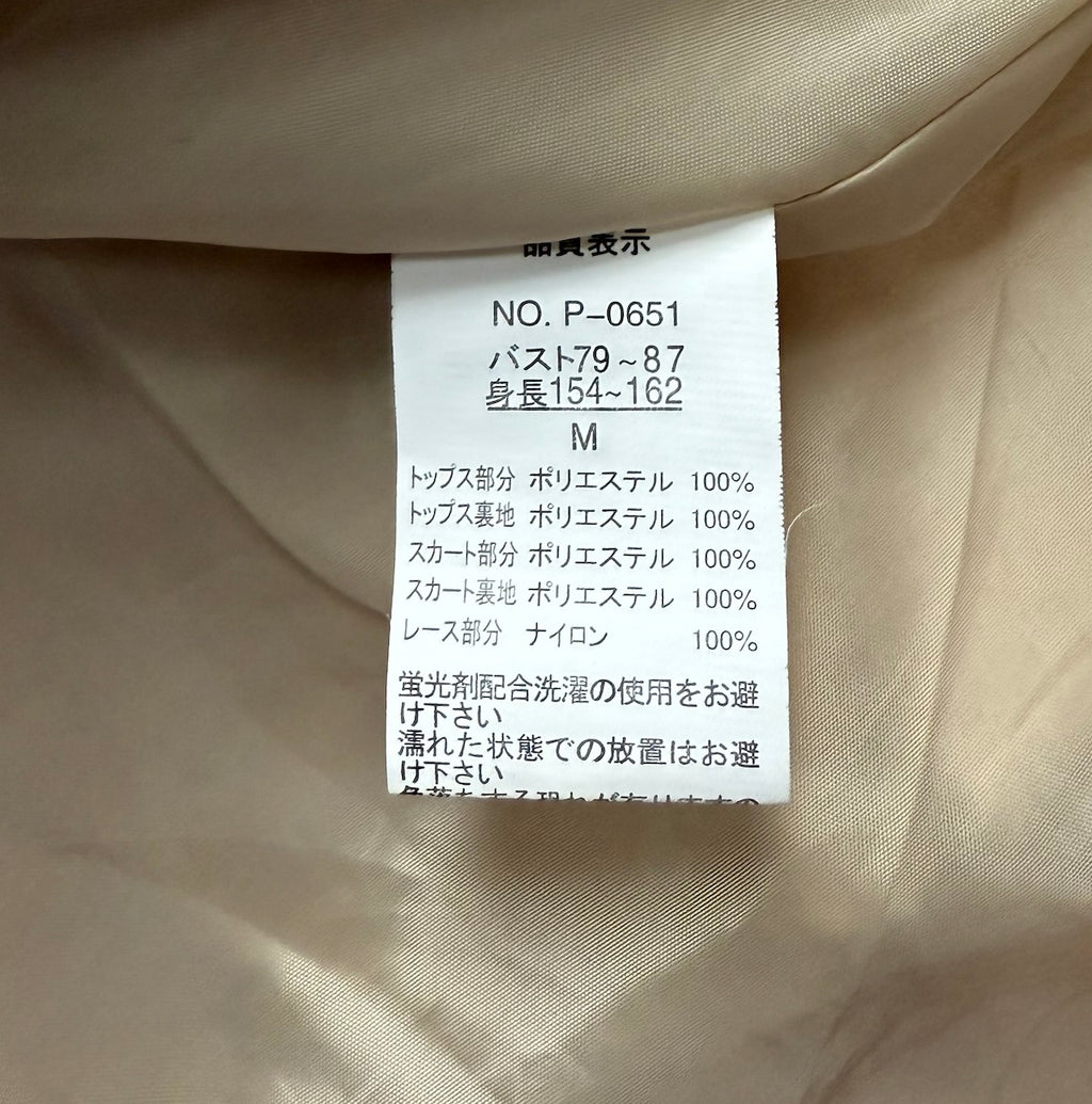 J-fashion Prime Pattern Dollcore Jirai Himekaji Hearts & Ruffles Dress M
