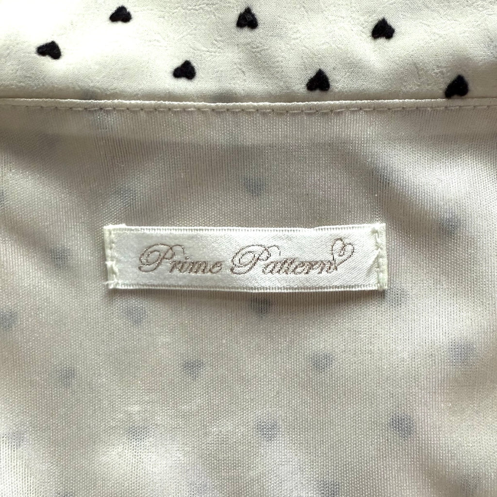 J-fashion Prime Pattern Dollcore Jirai Himekaji Hearts & Ruffles Dress M