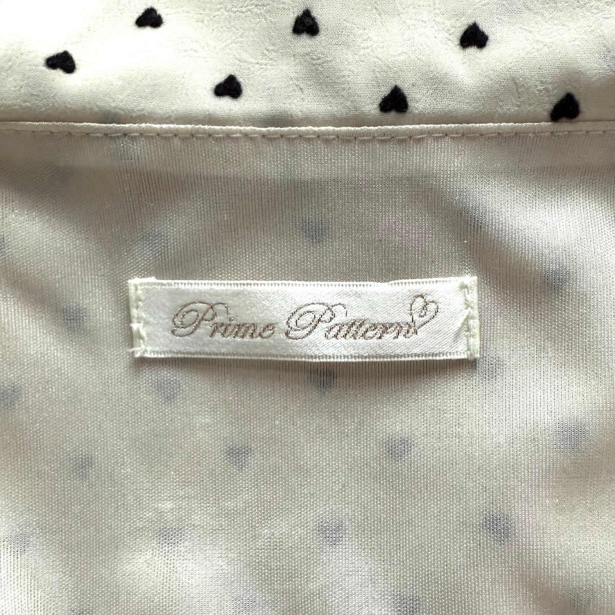 J-fashion Prime Pattern Dollcore Jirai Himekaji Hearts & Ruffles Dress M