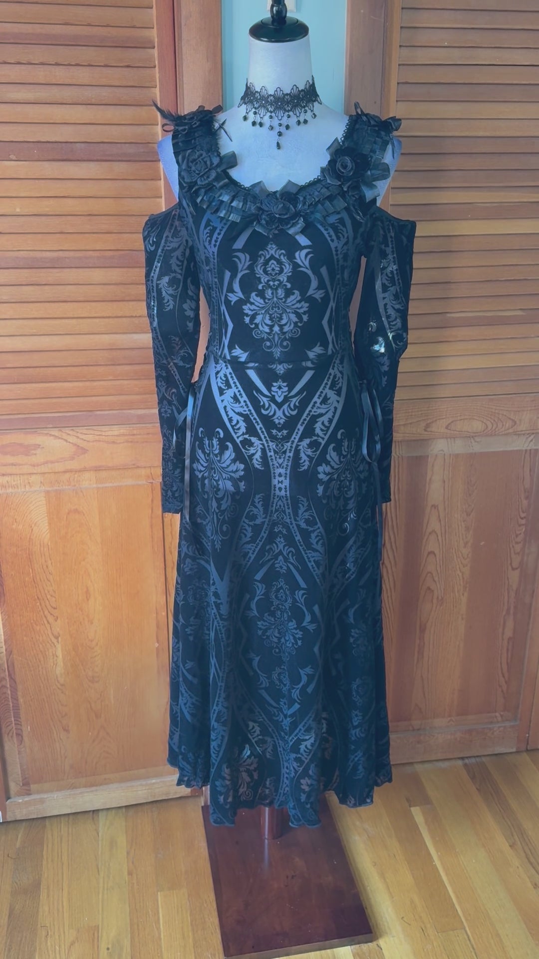 Devil Fashion Etherial Efflorescence Gothic Victorian Dark Fairycore Dress