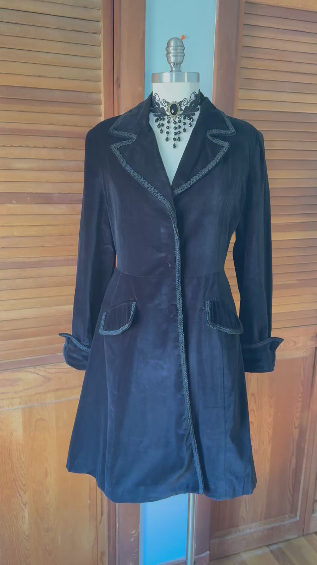 Vintage Spin Doctor Gothic Lolita EGL Victorian Vampire Aristocrat Jacket M