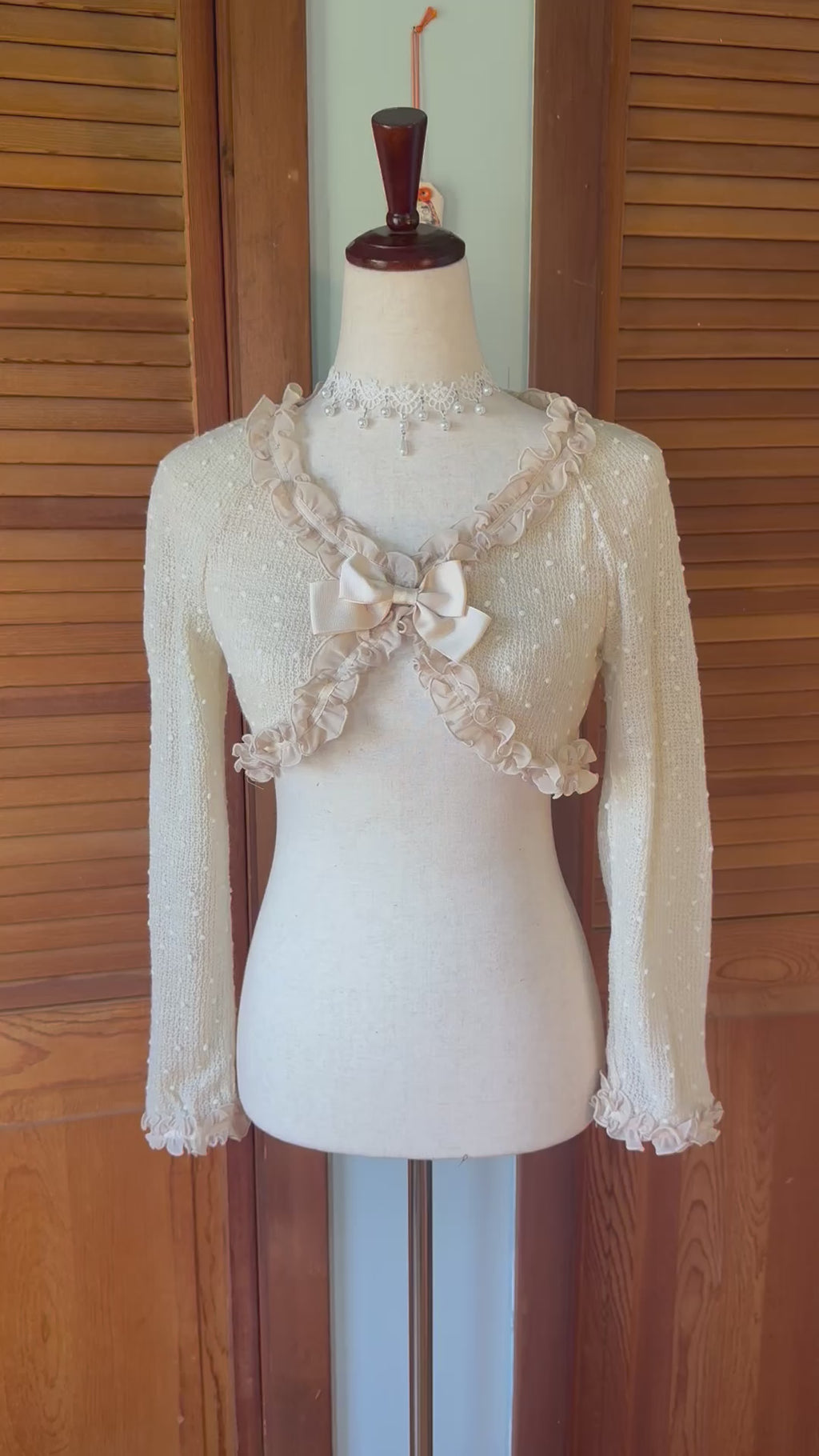 Bodyline J-fashion Lolita EGL Gyaru Himekaji Tea Stain Ruffle Shrug Jacket